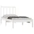 Produktbild 3 för Sängram vit massiv furu 90x190 cm