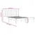 Produktbild 6 för Sängram vit massiv furu 150x200 cm