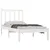 Produktbild 3 för Sängram vit massiv furu 90x190 cm