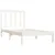 Produktbild 4 för Sängram vit massiv furu 90x190 cm