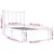Produktbild 6 för Sängram vit massiv furu 90x190 cm