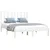 Produktbild 3 för Sängram vit massiv furu 150x200 cm