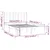 Produktbild 6 för Sängram vit massiv furu 150x200 cm