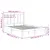 Produktbild 5 för Sängram vit massiv furu 135x190 cm