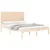 Produktbild 3 för Sängram massiv furu 140x190 cm