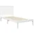 Produktbild 4 för Sängram vit massiv furu 100x200 cm enkelsäng