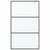 Produktbild 3 för Duschvägg svart 115x195 cm halvfrostat ESG-glas