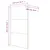 Produktbild 7 för Duschvägg svart 115x195 cm halvfrostat ESG-glas