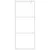 Produktbild 3 för Duschvägg silver 80x195 cm klart ESG-glas