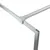 Produktbild 6 för Duschvägg silver 90x195 cm halvfrostat ESG-glas