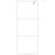 Produktbild 3 för Duschvägg vit 80x195 cm klart ESG-glas