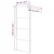 Produktbild 7 för Duschvägg vit 80x195 cm klart ESG-glas