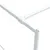 Produktbild 6 för Duschvägg vit 100x195 cm klart ESG-glas
