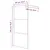 Produktbild 7 för Duschvägg svart 90x195 cm klart ESG-glas