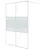 Produktbild 2 för Duschvägg vit 140x195 cm klart ESG-glas