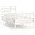 Produktbild 2 för Sängram vit massiv furu 100x200 cm