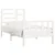Produktbild 3 för Sängram vit massiv furu 100x200 cm