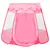 Produktbild 5 för Lektält med 250 bollar Rosa 102x102x82 cm