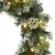 Produktbild 3 för Julkrans med lysdioder grön 45 cm PVC