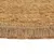 Produktbild 3 för Flätad matta med fransar 120 cm jute rund