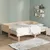 Produktbild 5 för Utdragbar dagbädd massiv furu 2x(90x200) cm