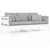 Produktbild 7 för Dagbädd vit 80x200 cm massiv furu
