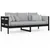 Produktbild 7 för Dagbädd svart 80x200 cm massiv furu