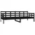 Produktbild 7 för Dagbädd svart 80x200 cm massiv furu