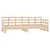 Produktbild 2 för Bäddsoffa massiv furu 2x(90x190) cm