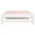 Produktbild 11 för Utdragbar dagbädd vit 2x(80x200) cm massiv furu