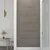 Produktbild 4 för Väggpaneler 12 st ljusgrå 90x30 cm sammet 3,24 m²