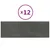 Produktbild 2 för Väggpaneler 12 st mörkgrå 90x30 cm sammet 3,24 m²