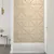 Produktbild 7 för Väggpaneler 12 st gräddvit 30x30 cm tyg 0,54 m²