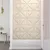 Produktbild 4 för Väggpaneler 12 st Gräddvit 30x30 cm sammet 0,54 m²