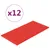 Produktbild 2 för Väggpaneler 12 st röd 60x30 cm konstläder 2,16 m²