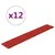 Produktbild 2 för Väggpaneler 12 st vinröd 90x15 cm konstläder 1,62 m²