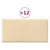 Produktbild 2 för Väggpaneler 12 st gräddvit 30x15 cm tyg 0,54 m²