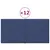 Produktbild 2 för Väggpaneler 12 st blå 30x15 cm tyg 0,54 m²