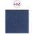 Produktbild 2 för Väggpaneler 12 st Blå 30x30 cm tyg 1,08 m²