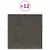 Produktbild 2 för Väggpaneler 12 st mörkgrå 30x30 cm sammet 1,08 m²