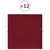 Produktbild 2 för Väggpaneler 12 st vinröd 30x30 cm sammet 1,08 m²