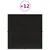 Produktbild 2 för Väggpaneler 12 st svart 30x30 cm sammet 1,08 m²