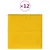 Produktbild 2 för Väggpaneler 12 st gul 30x30 cm sammet 1,08 m²