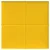 Produktbild 3 för Väggpaneler 12 st gul 30x30 cm sammet 1,08 m²