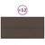 Produktbild 2 för Väggpaneler 12 st taupe 60x30 cm tyg 2,16 m²