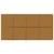 Produktbild 3 för Väggpaneler 12 st brun 60x30 cm sammet 2,16 m²