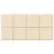 Produktbild 3 för Väggpaneler 12 st gräddvit 60x30 cm sammet 2,16 m²