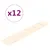 Produktbild 2 för Väggpaneler 12 st gräddvit 90x15 cm sammet 1,62 m²