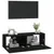 Produktbild 4 för Väggmonterade tv-bänkar 2 st svart 100x30x30 cm konstruerat trä