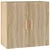 Produktbild 2 för Väggskåp sonoma-ek 60x30x60 cm konstruerat trä